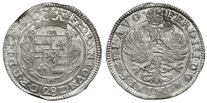 Jever, Anton Günther, 28 stüber (Gulden) o.J. (1637-1649) 
Grade: XF+ 

EUROP...