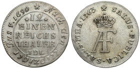 Swedish dominion of Pomerania, Adolf Fredrik, 1/12 thaler 1690 IDL
