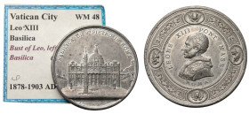 Vatican, Leo XIII, Medal ND (1878-1903) - St. Peter's Basilica