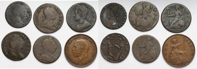 England, bronze coins 1749-1936 

EUROPE GREAT BRITAIN, VEREINIGTES KONIGREICH