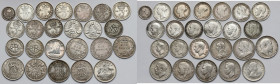 England, Canada and Australia, lot of 24 - mostly silver