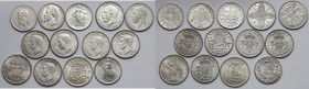 Europe and Australia, lot of 13 coins - mostly silver