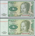 Germany, 5 Mark 1960 & 5 Mark 1980 (2pcs)