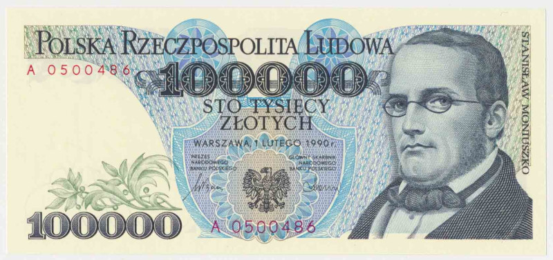 100.000 złotych 1990 - A Dwie małe nagniotki.&nbsp; Reference: Miłczak 178a
Gra...