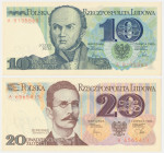 10 i 20 złotych 1982 - A - zestaw (2szt)