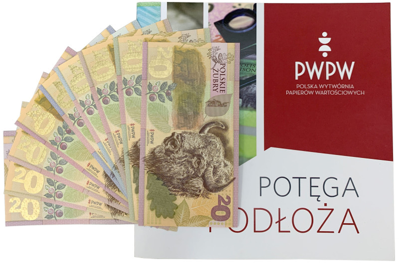 PWPW Żubry 9 szt. - Potęga Podłoża (polski) Pełny komplet odmian najnowszego ban...