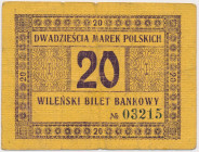Wilno, Wileński Bank Handlowy, 20 marek 1920