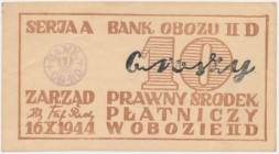 Oflag II D Gross-Born, 10 groszy 1944