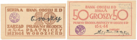 Oflag II D Gross-Born, 10 i 50 groszy 1944 (2szt)