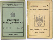 PKO, książeczki oszczędnościowe - zestaw (2szt)