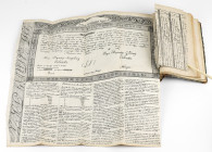 4% List Zastawny Towarzystwa Kredytowego Ziemskiego 20.000 zł 1825 z kuponami w Dzienniku Ustaw