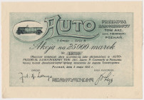 AUTO Przemysł Samochodowy, Em.1, 25.000 mk 1923