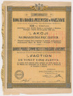 Bank dla Handlu i Przemysłu, Em.13, 1/4 akcji na 25 zł 1928