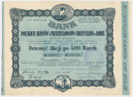 Bank Polskich Kupców i..., Em.5, 10x 500 mkp 1923