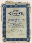 CERATA Spółka Akcyjna, 25x 100 zł 1939