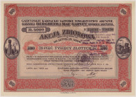 Galicyjskie Karpackie Naftowe..., 50x 100 zł 1932