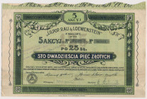 LILPOP, RAU & LOEWENSTEIN, 5x 25 zł 1925