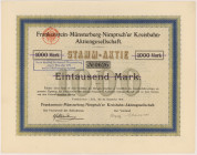 Ząbkowice Śląskie, Frankenstein-Münsterberg-Nimptsch'er Kreisbahn-AG, 1.000 mk 1910