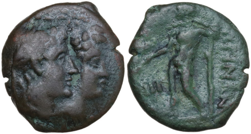 Italy, Bruttium, Rhegion. Second Punic War. c. 211-201 BC. Æ Tetrachalkon (14,3 ...