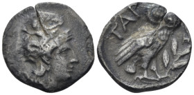 Calabria, Tarentum Drachm circa 302-280 - From the collection of a Mentor.