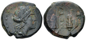 Lucania, Metapontum Bronze circa 250-200