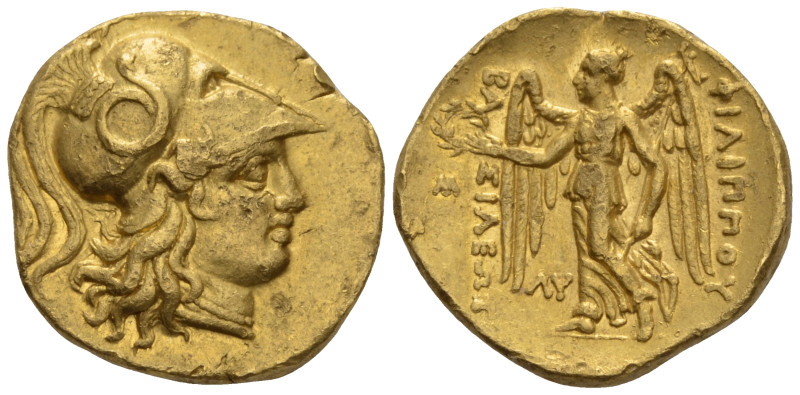Kingdom of Macedon, Philip III, 323-317 Babylon Stater circa 323-317, AV 19.00 m...