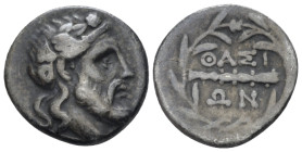 Island of Thrace, Thasos Hemidrachm early II century BC - From the collection of a Mentor.