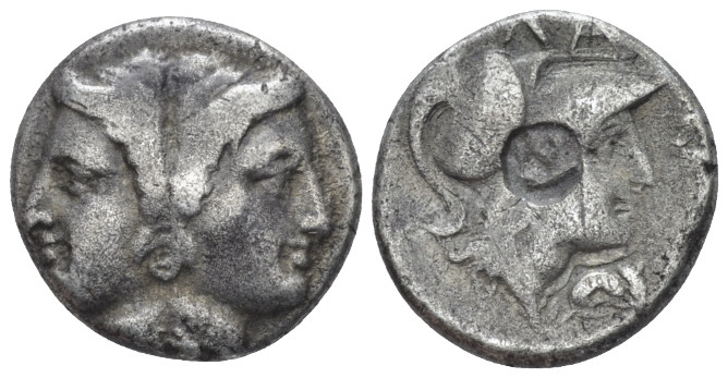 Mysia, Lampsacus Hemidrachm IV-III century BC, AR 13.00 mm., 2.41 g.
Female jan...