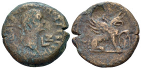 Egypt, Alexandria Domitian, 81-96 Obol circa 87-88 (year 7)