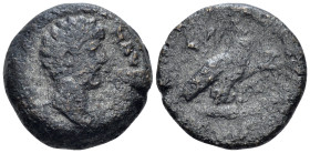 Egypt, Alexandria Marcus Aurelius Caesar, 139-161. Obol circa 153-154 (year 17) - From a private British collection. Apparently the second specimen in...