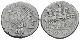 M. Iunius. Denarius circa 145