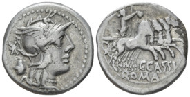C. Cassius Longinus. Denarius circa 126
