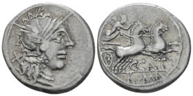C. Porcius Cato. Denarius circa 123