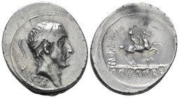 L. Marcius Philippus. Denarius circa 56