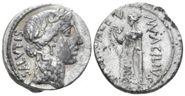 Mn. Acilius Glabrio. Denarius circa 49