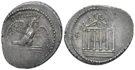 Petillius Capitolinus. Denarius circa 41 - Ex NAC sale 100, 2017, 1633. From the E.E. Clain-Stefanelli collection.