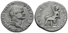 Vespasian, 69-79 Denarius Rome 75