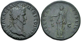 Nerva, 96-98 Sestertius Rome circa 97