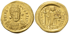 Justin I, 518-27 Solidus Constantinople 519-527