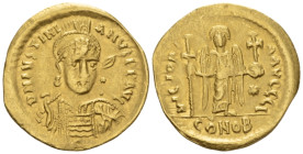 Justinian I, 1 August 527 – 14 November 565 Solidus Constantinople 527-538