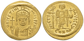 Justinian I, 527-565 Solidus Constantinople circa 545-565