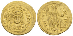 Justin II, 565-578 Light weight solidus of 22 siliquae Antioch circa 565-578 - Ex Lanz sale 154, 2012, 567.