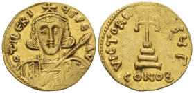 Tiberius III (Apsimar). 698-705 Solidus Constantinople 698-705
