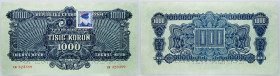 Czechoslovakia, 1000 Korun 1945