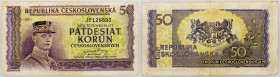 Czechoslovakia, 50 Korun ND (1945-1948)