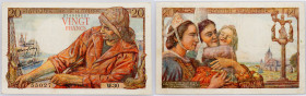 France, 20 Francs 1942