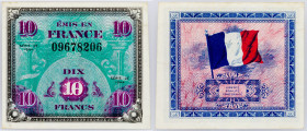 France, 10 Francs 1944