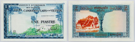 French Indochina, 1 Piastre ND (1954)