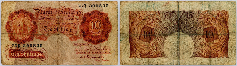 Great Britain, 10 Shillings 1934-1939 Great Britain, 10 Shillings 1934-1939, P# ...