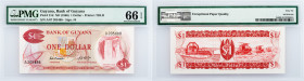 Guyana, 1 Dollar 1966, PMG - Gem Uncirculated 66 EPQ